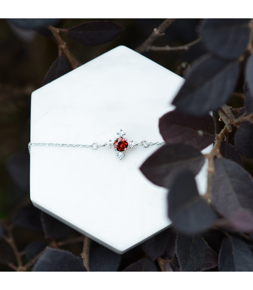 Chapter One-Garnet Classic Red Antique Bracelet